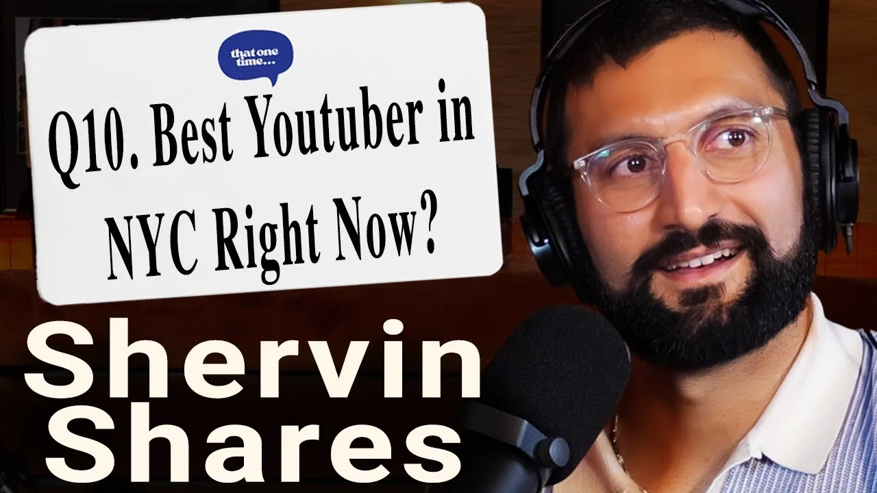 Shervin Shares Hot Takes on Youtube and Tech — Rapid Fire Questions artwork